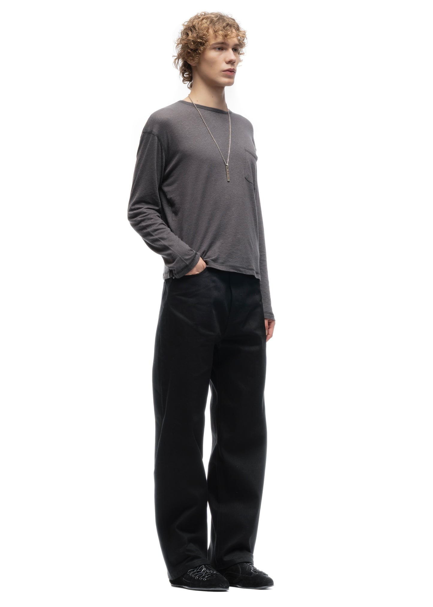 JAPANESE SELVEDGE REGULAR DENIM BLACK