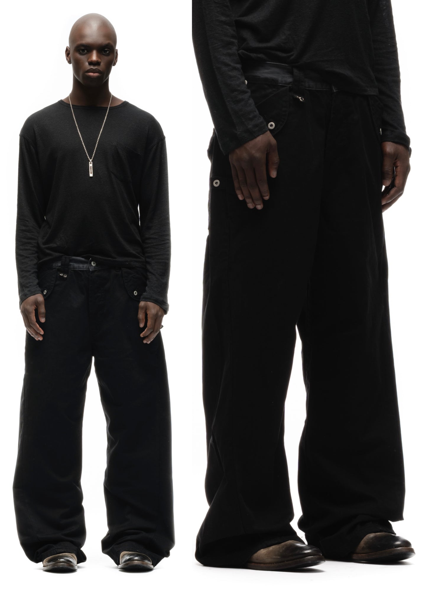 HERRINGBONE CUT BLACK