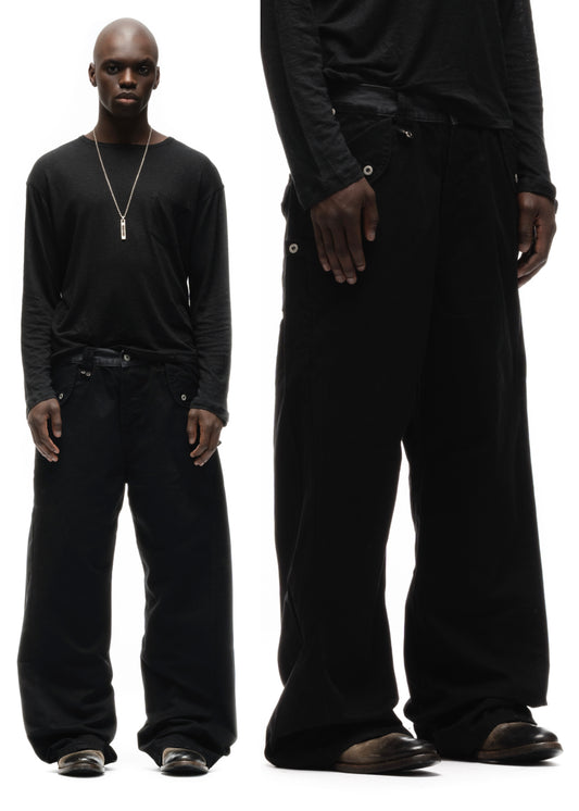 HERRINGBONE CUT BLACK