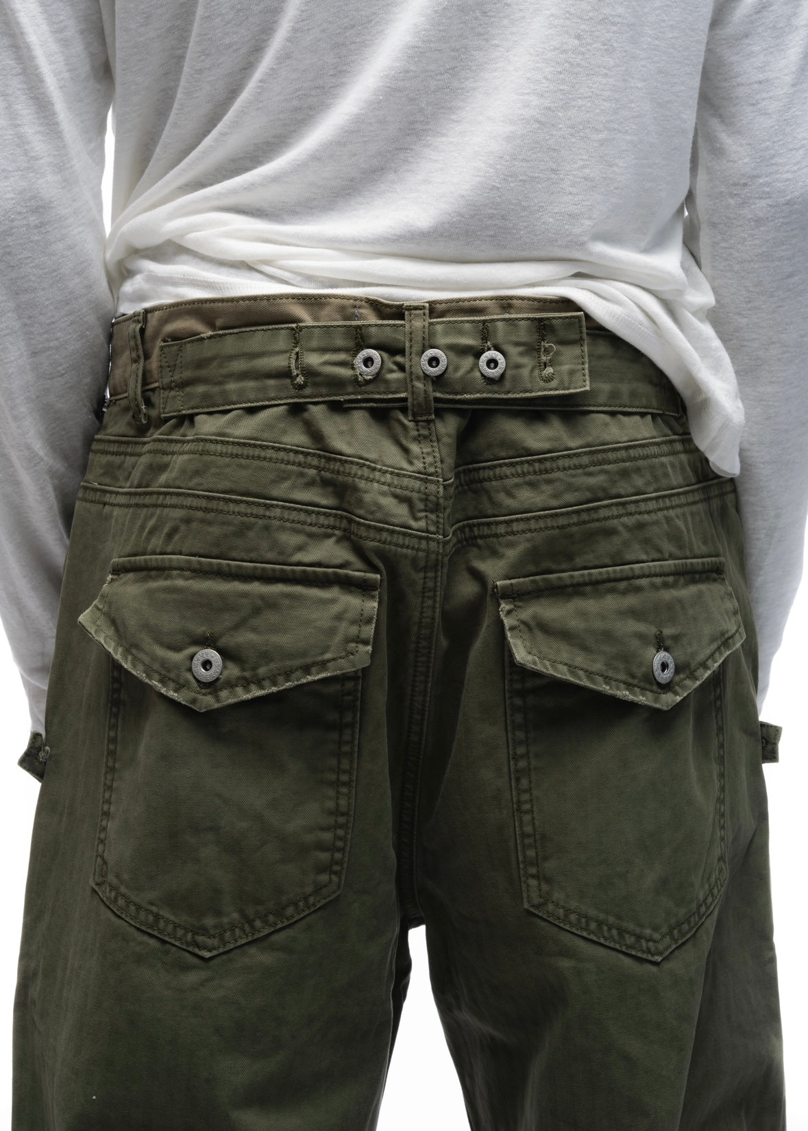HERRINGBONE CUT KHAKI – NO/FAITH STUDIOS