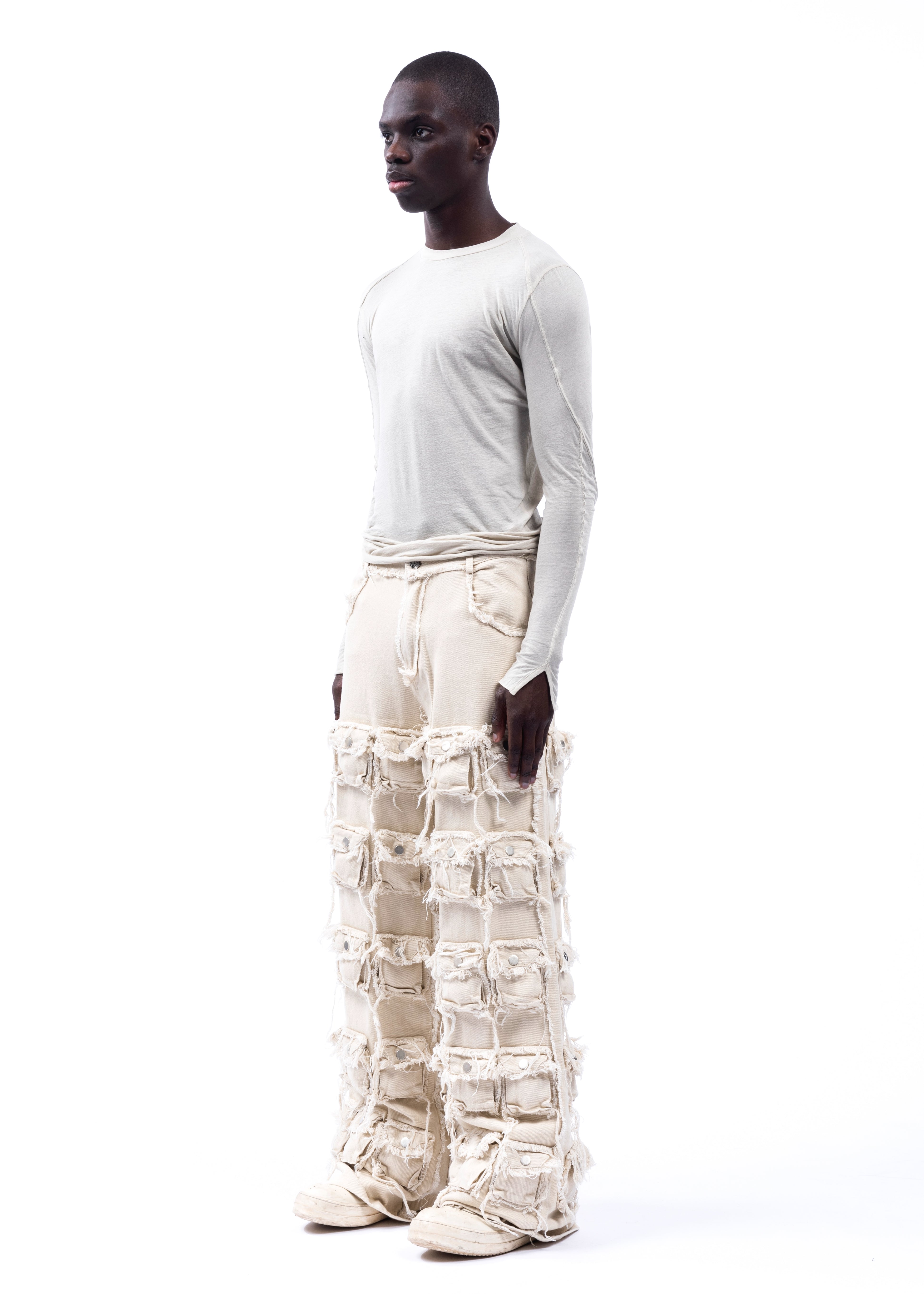 64 POCKET PANTS BEIGE – NO/FAITH STUDIOS