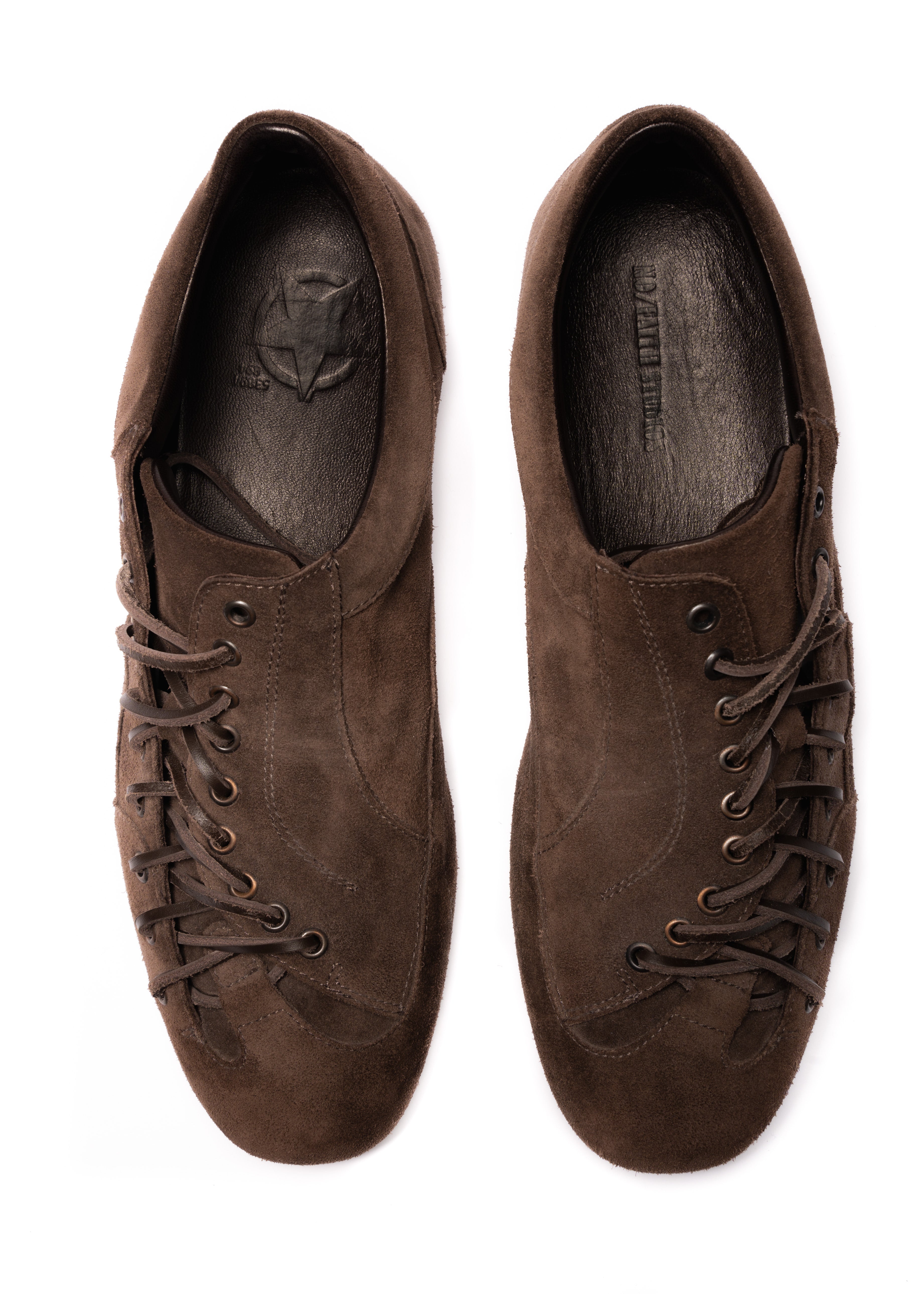 FOOTBALL SNEAKER SUEDE BROWN – NO/FAITH STUDIOS