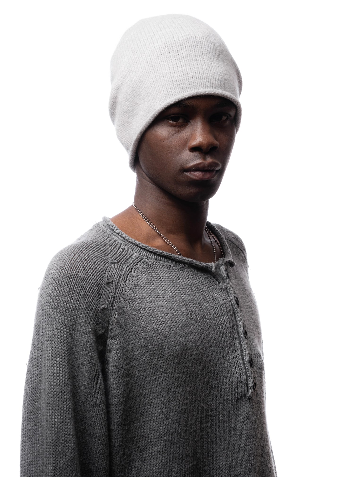 ALASKA WOOL BEANIE LIGHT GREY