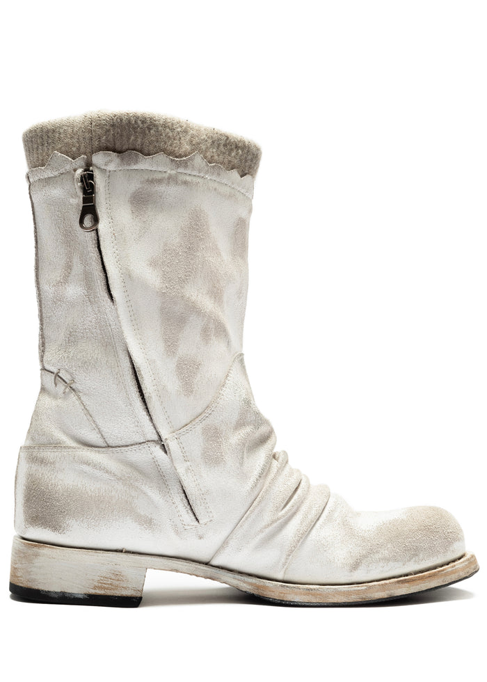 NFS COMBAT BOOTS USED WHITE
