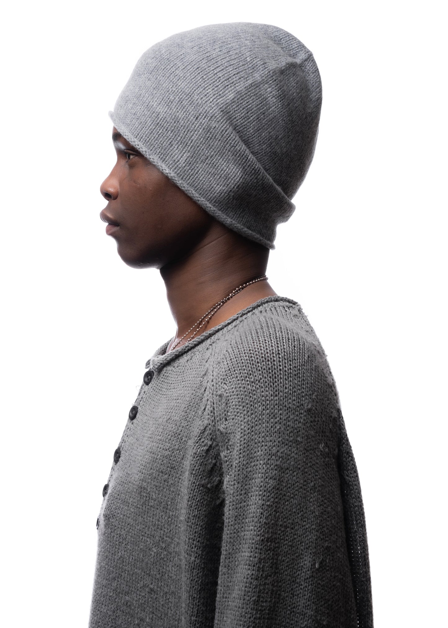 ALASKA WOOL BEANIE DARK GREY
