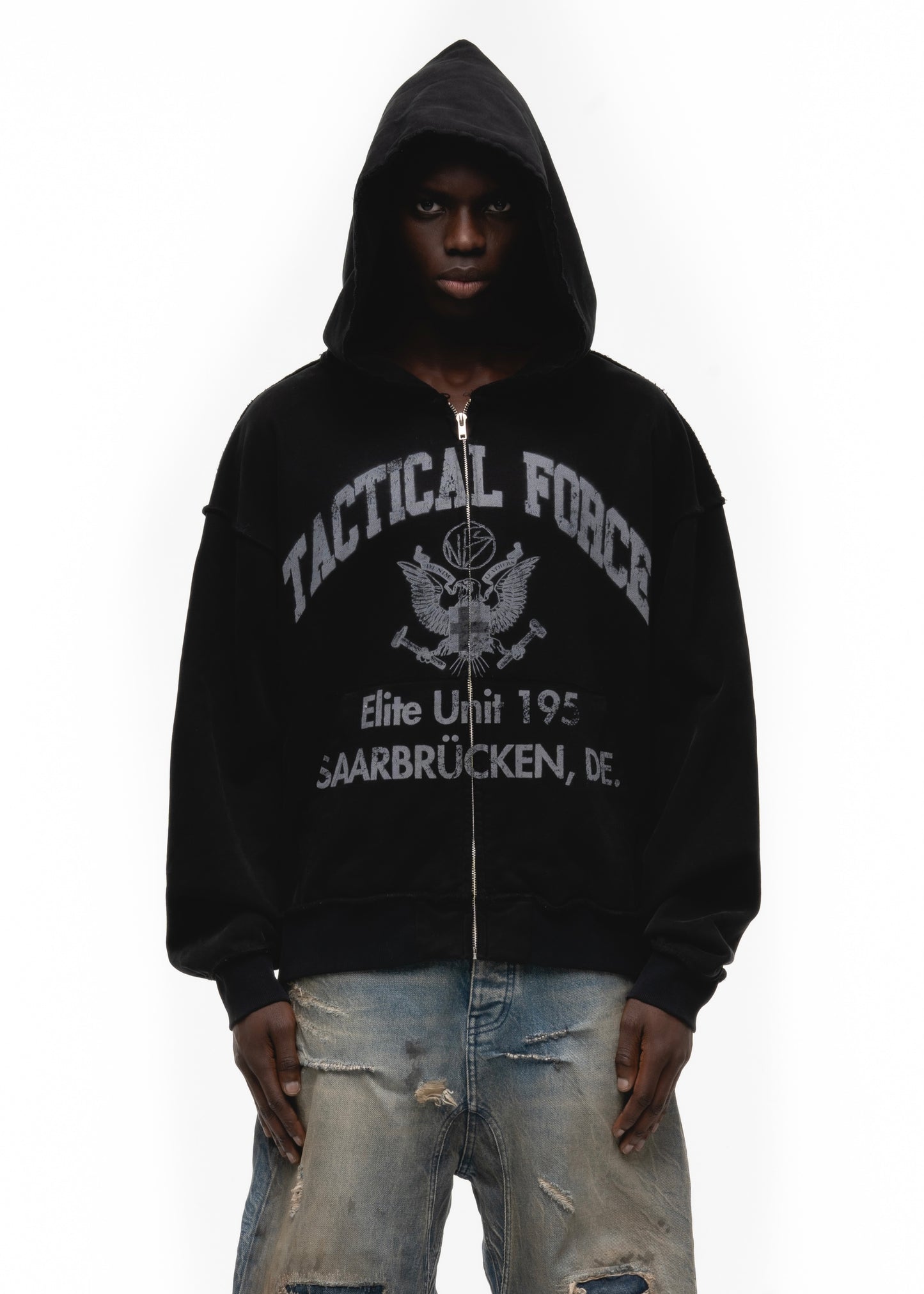 TACTICAL FORCE ZIPPER BLACK