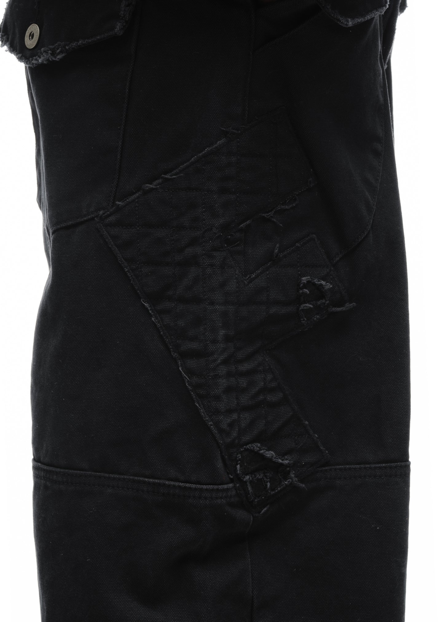 F8 REWORKED PANTS BLACK