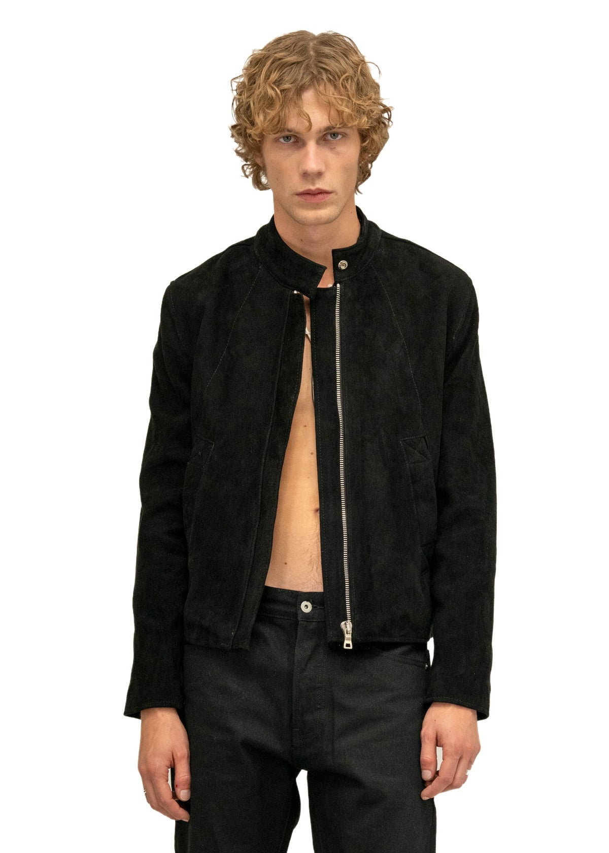 DRIVER ONE CUT SUEDE JACKET