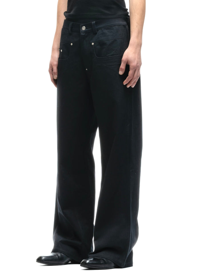 LAYERED BOOTCUT PANTS