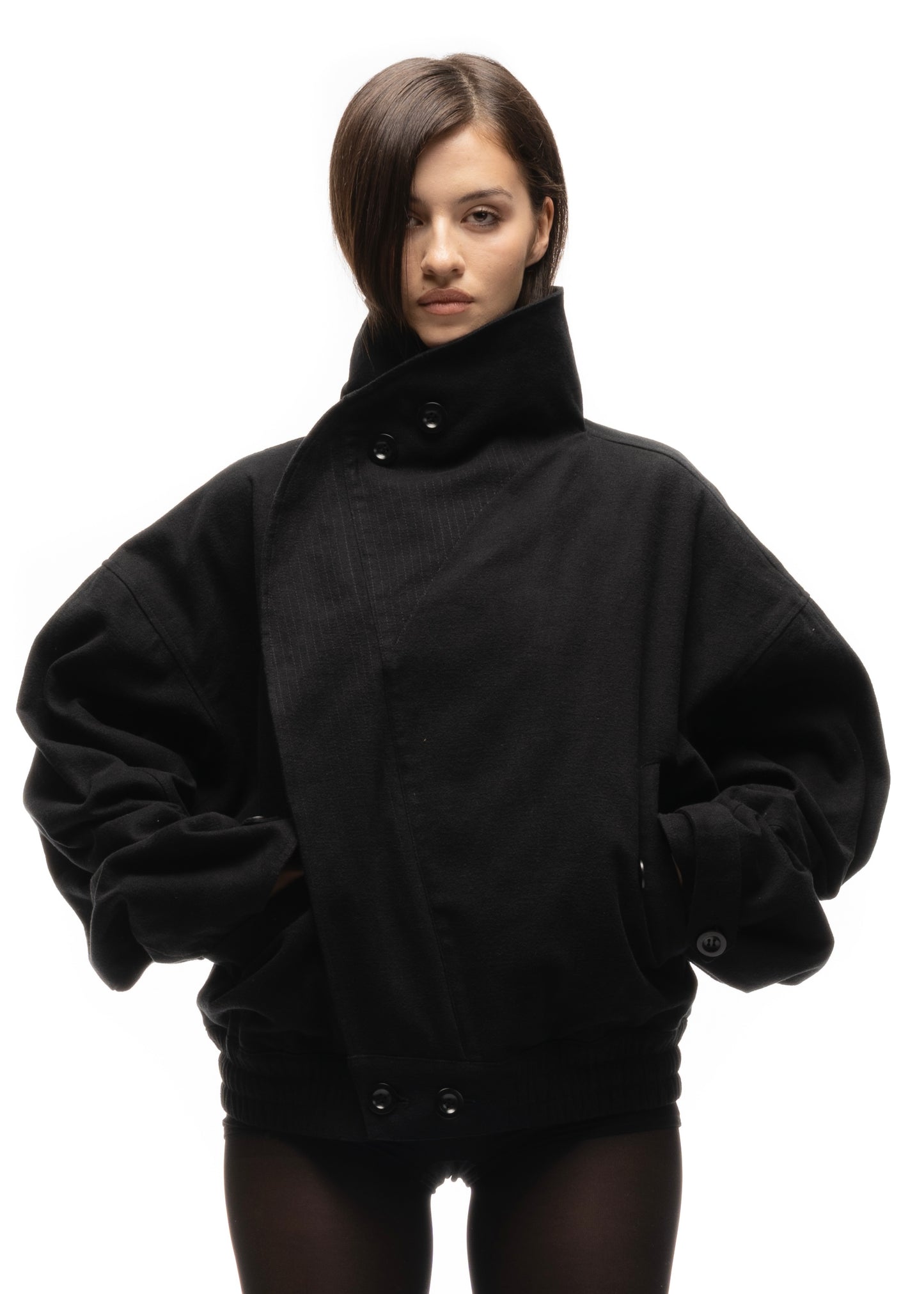 MOLESKIN JACKET BLACK FEMALE
