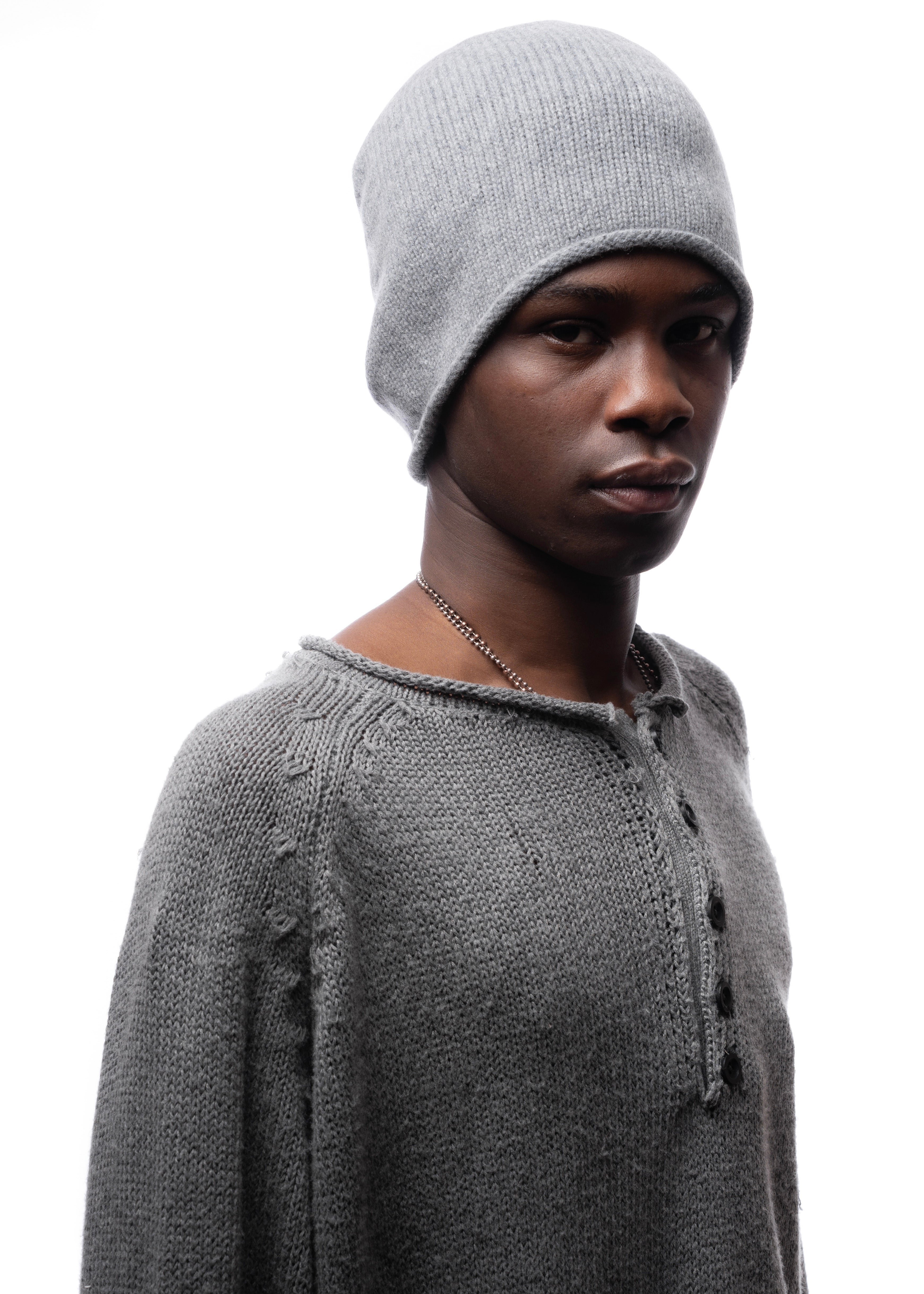 ALASKA WOOL BEANIE DARK GREY – NO/FAITH STUDIOS