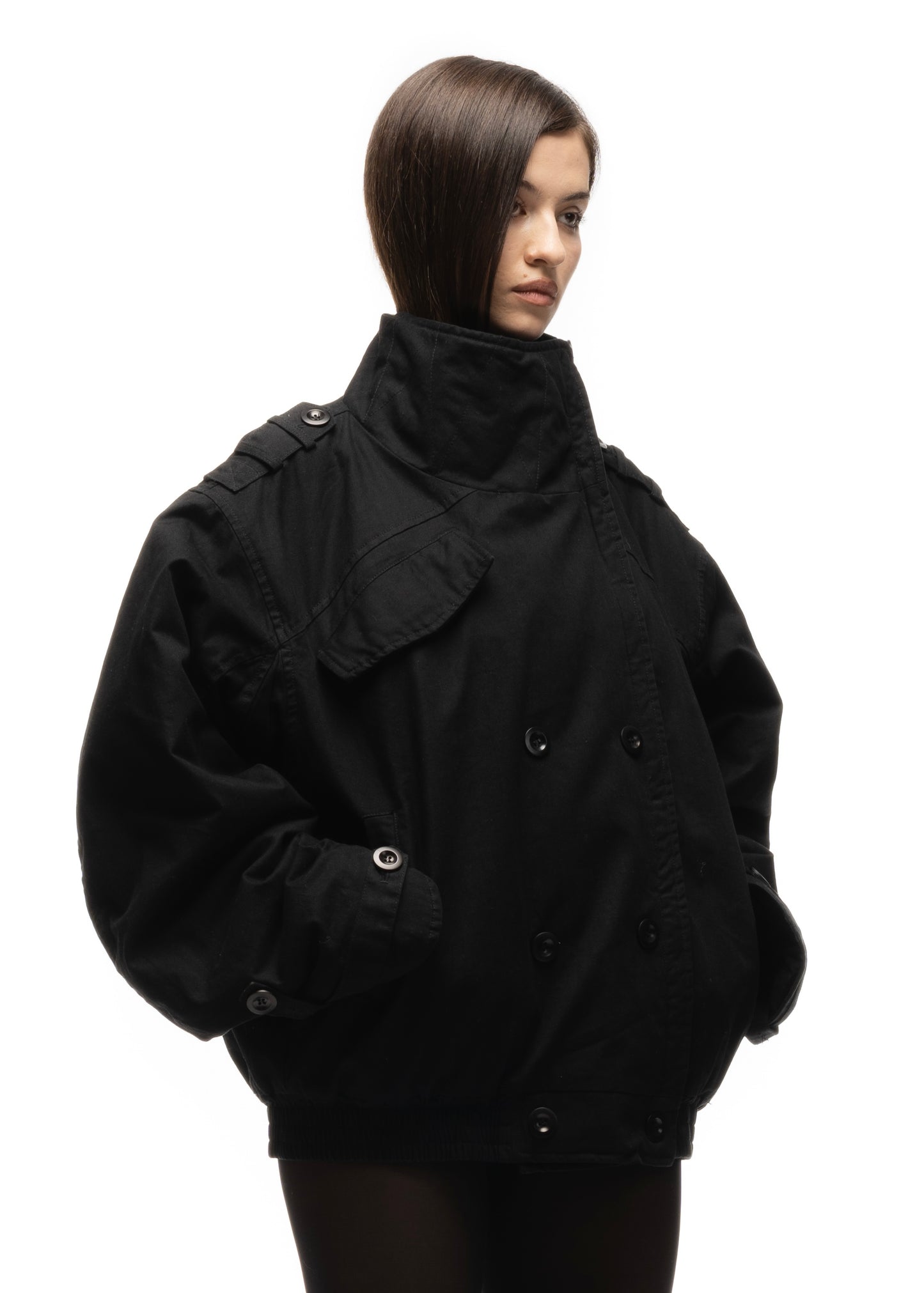 COMBAT PADDED PARKA BLACK FEMALE