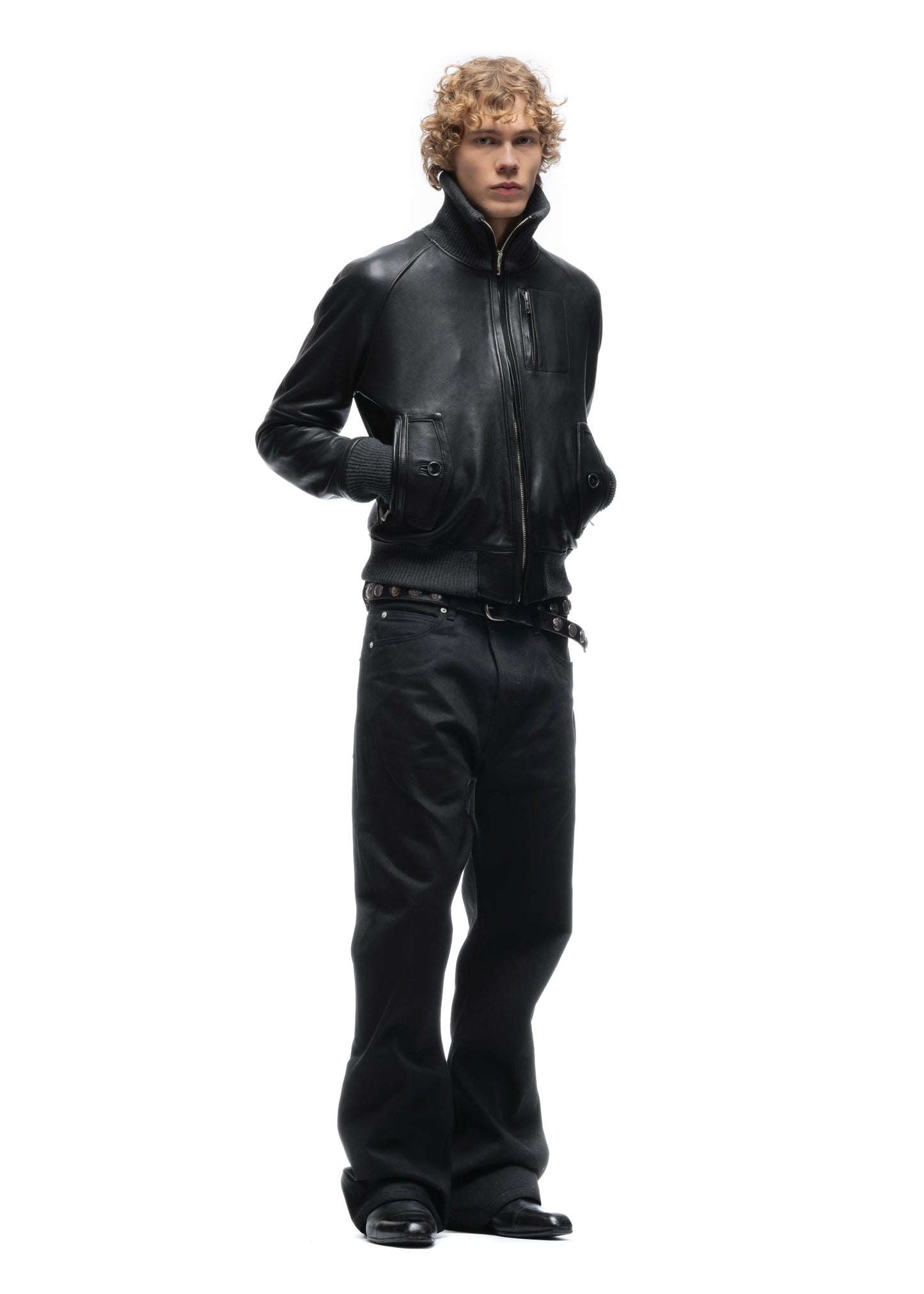 JAPANESE SELVEDGE BOOTCUT DENIM BLACK