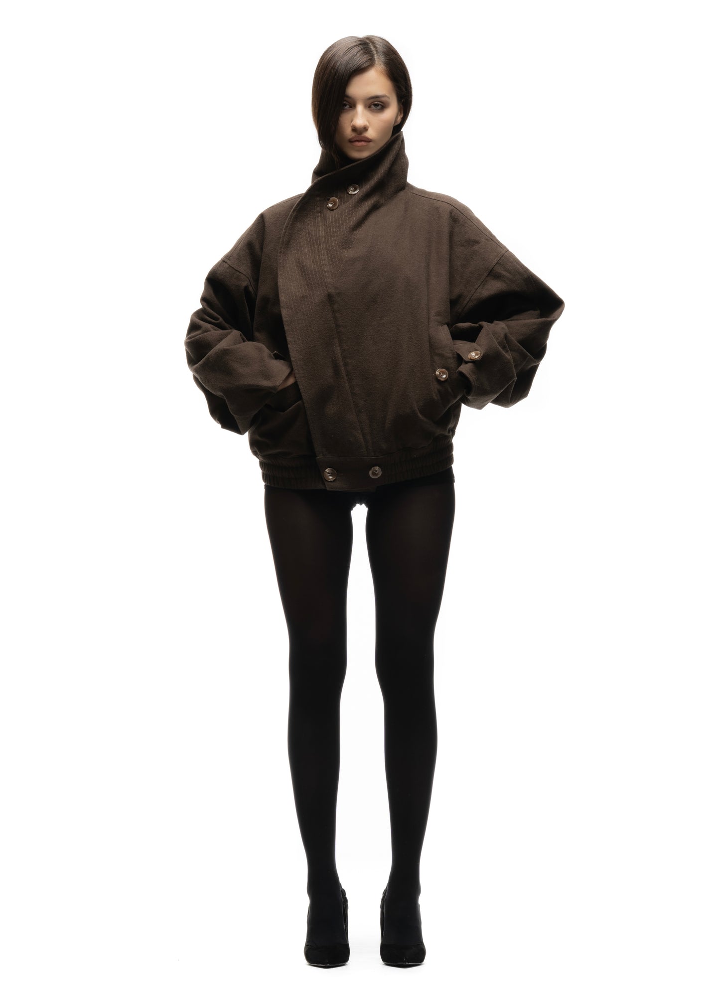 MOLESKIN JACKET BROWN FEMALE