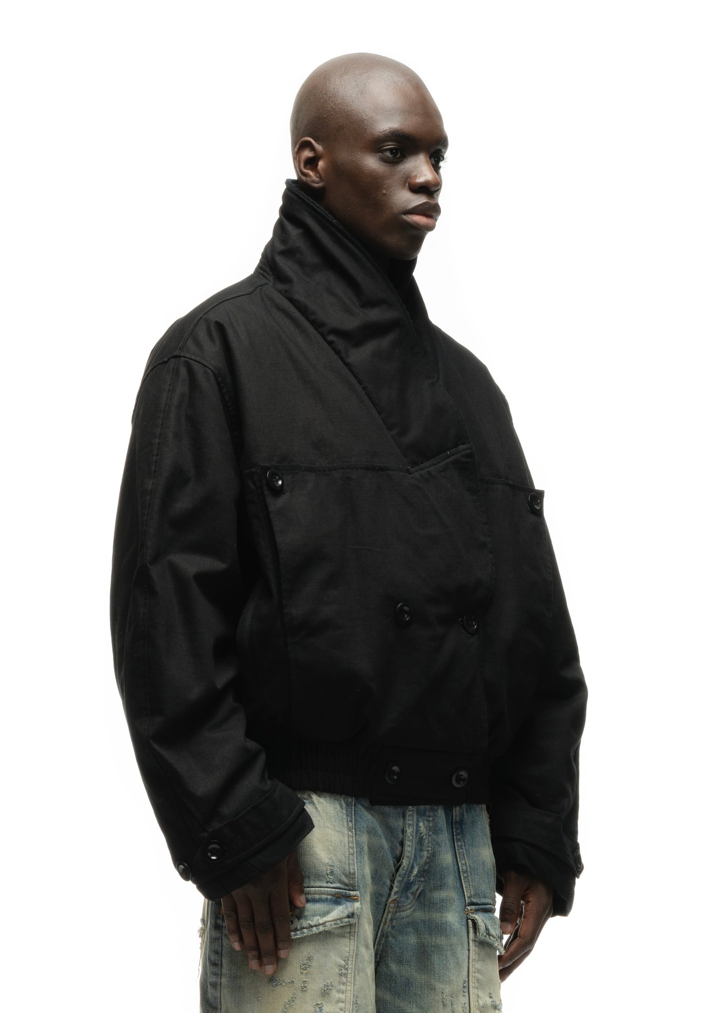 PILOT BUTTON BOMBER JACKET