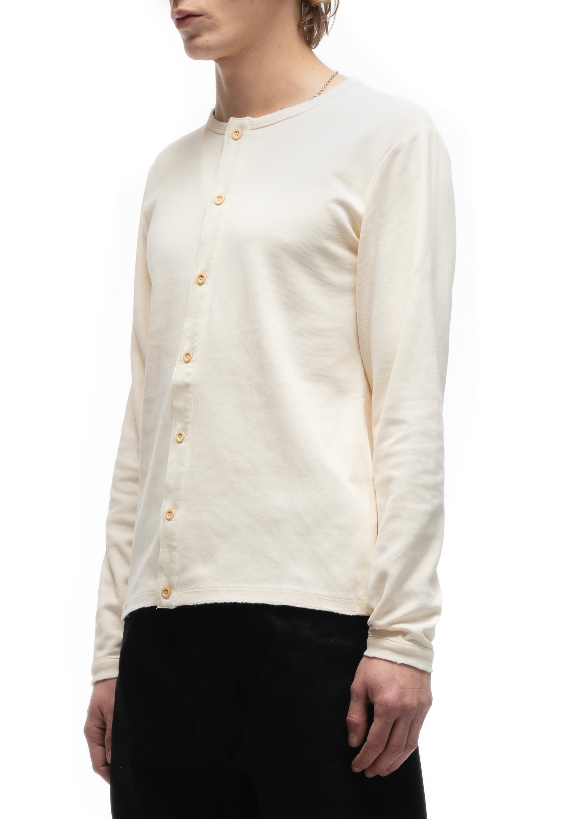 JAPANESE BUTTON-UP CARDIGAN CREAM – NO/FAITH STUDIOS