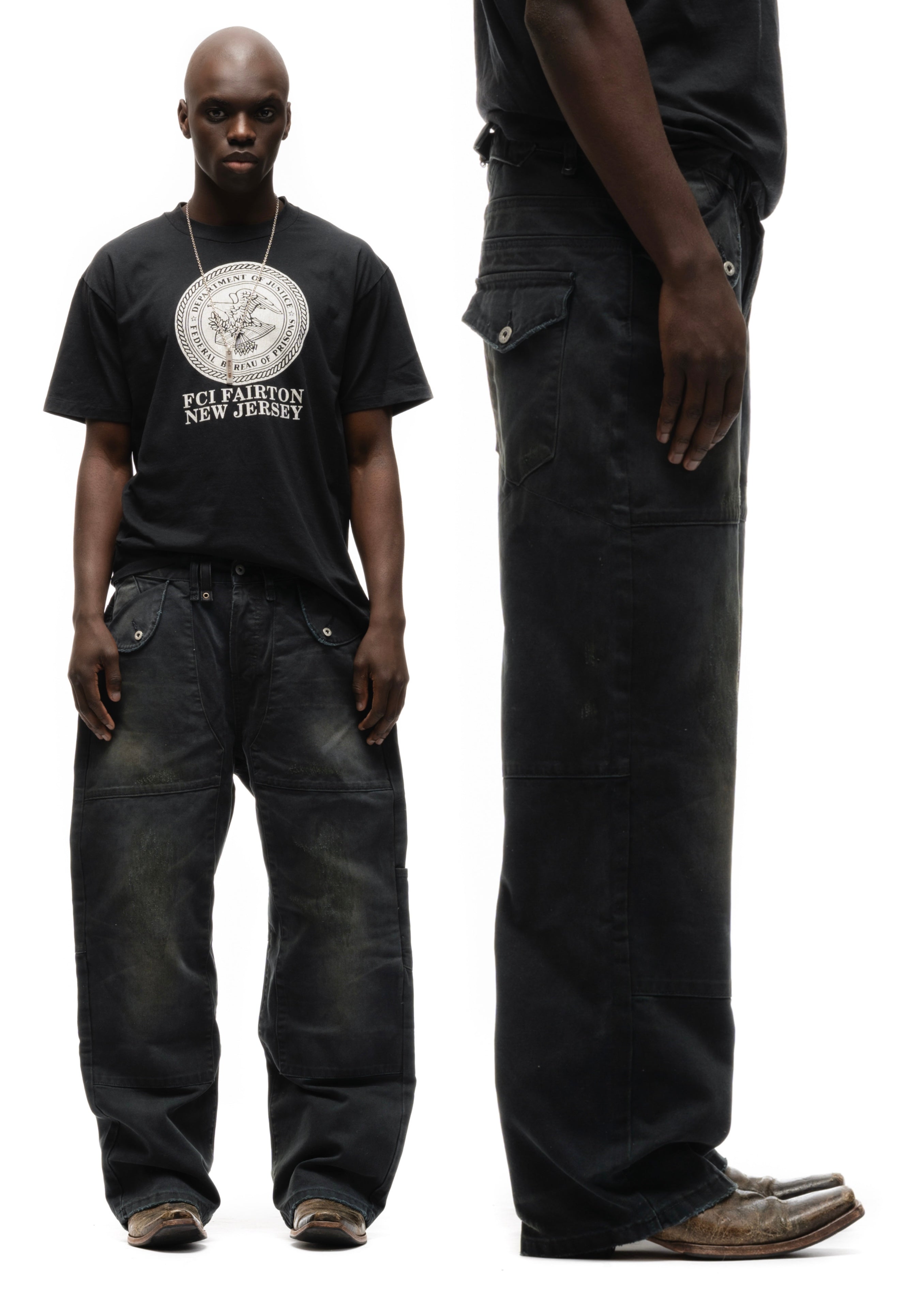 Vujade GUNTHER DOUBLE-KNEE モーガン蔵人着用 Vujade GUNTHER DOUBLE-KNEE モーガン蔵人着用 Vujade GUNTHER DOUBLE