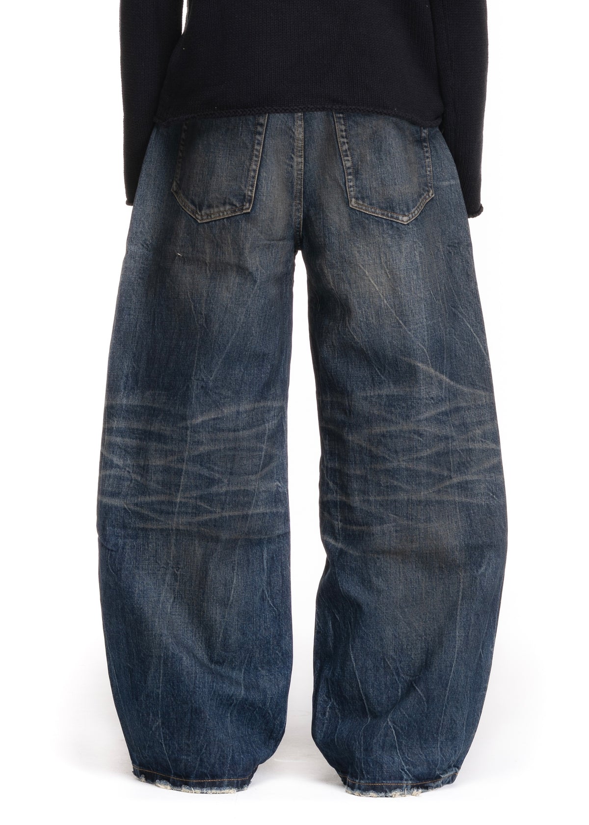 MIDNIGHT INDIGO SELVEDGE DENIM LOOSE FIT – NO/FAITH STUDIOS