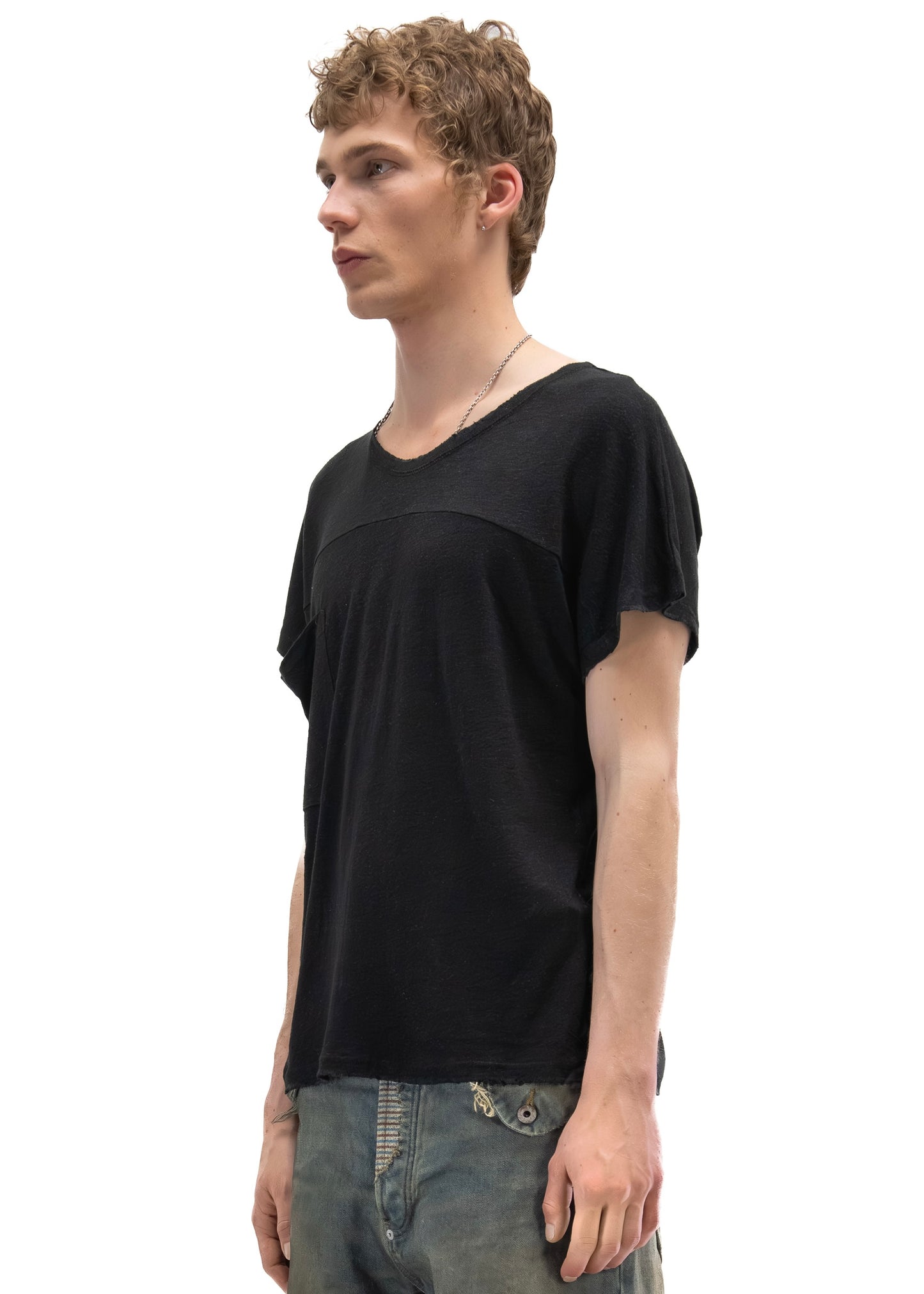 SHADOW SLEEVE T-SHIRT BLACK