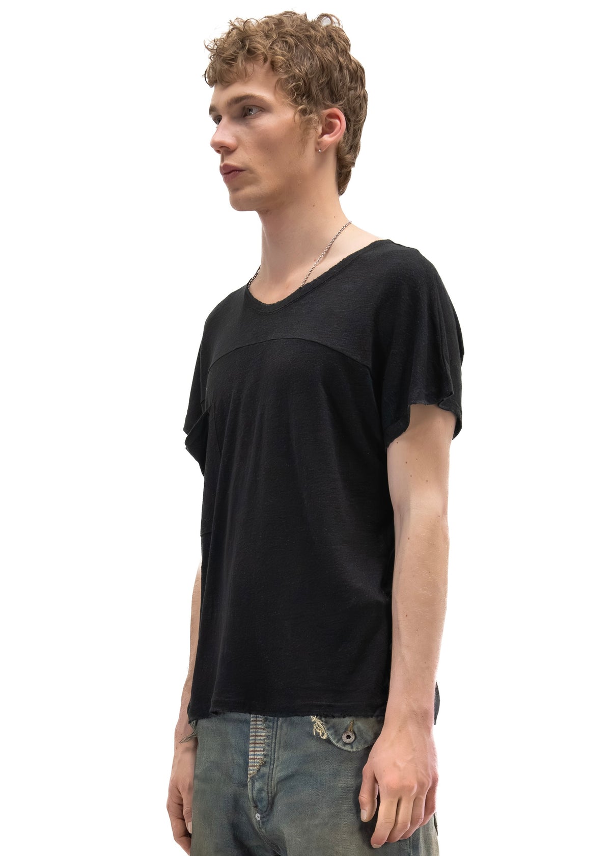 SHADOW SLEEVE T-SHIRT BLACK