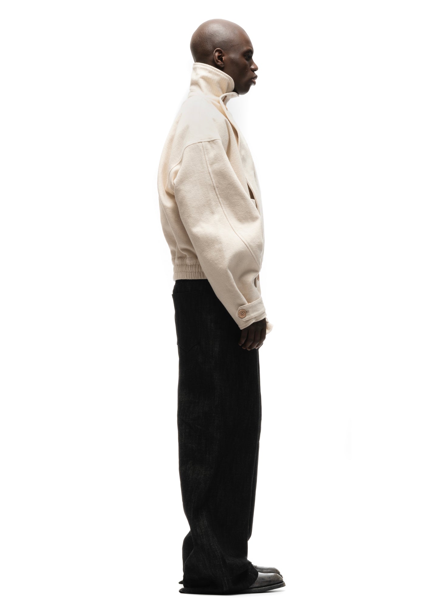 MOLESKIN JACKET WHITE