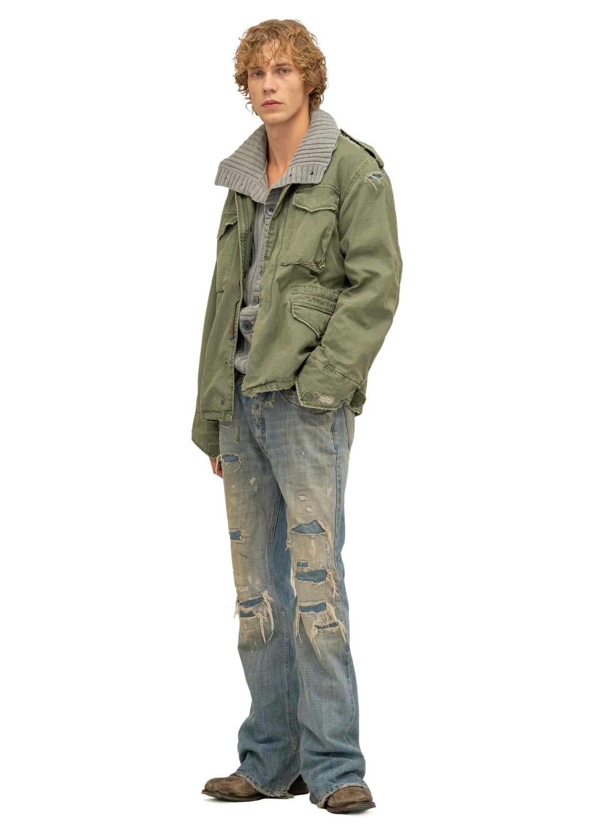REWORKED FIELD PARKA GREEN
