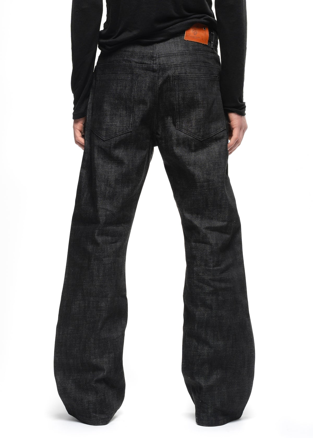 RAW DENIM JAPANESE BOOTCUT FIT BLACK – NO/FAITH STUDIOS