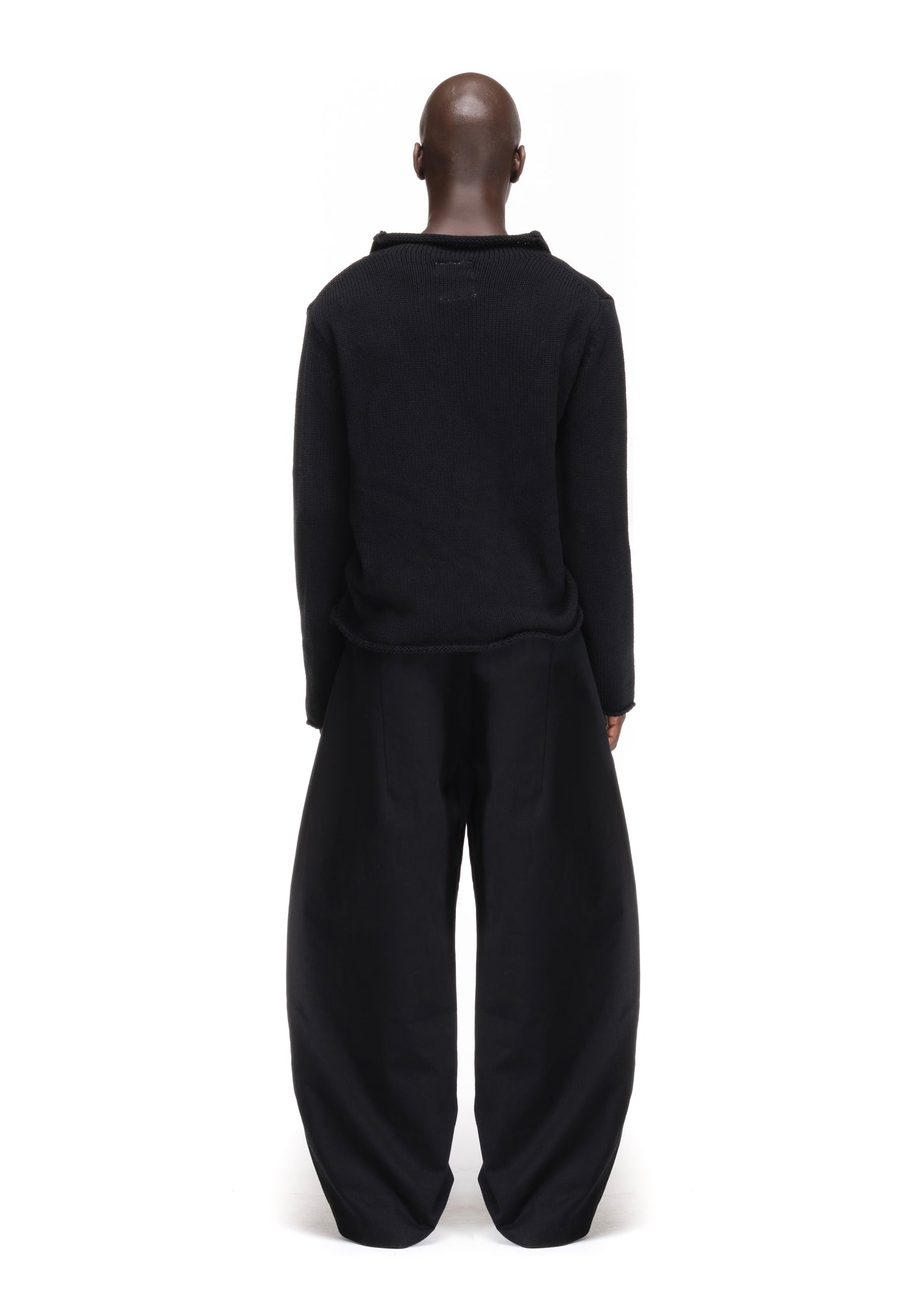 NFS PLEATED SUIT PANTS BLACK