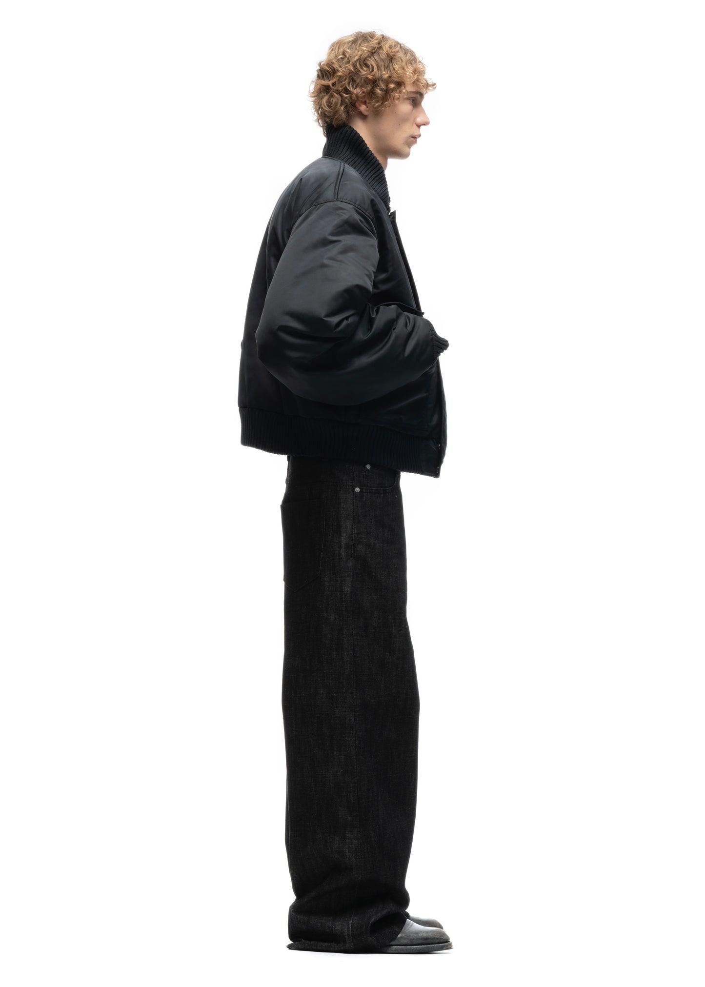 REVERSIBLE BASIC ONYX BOMBER JACKET BLACK