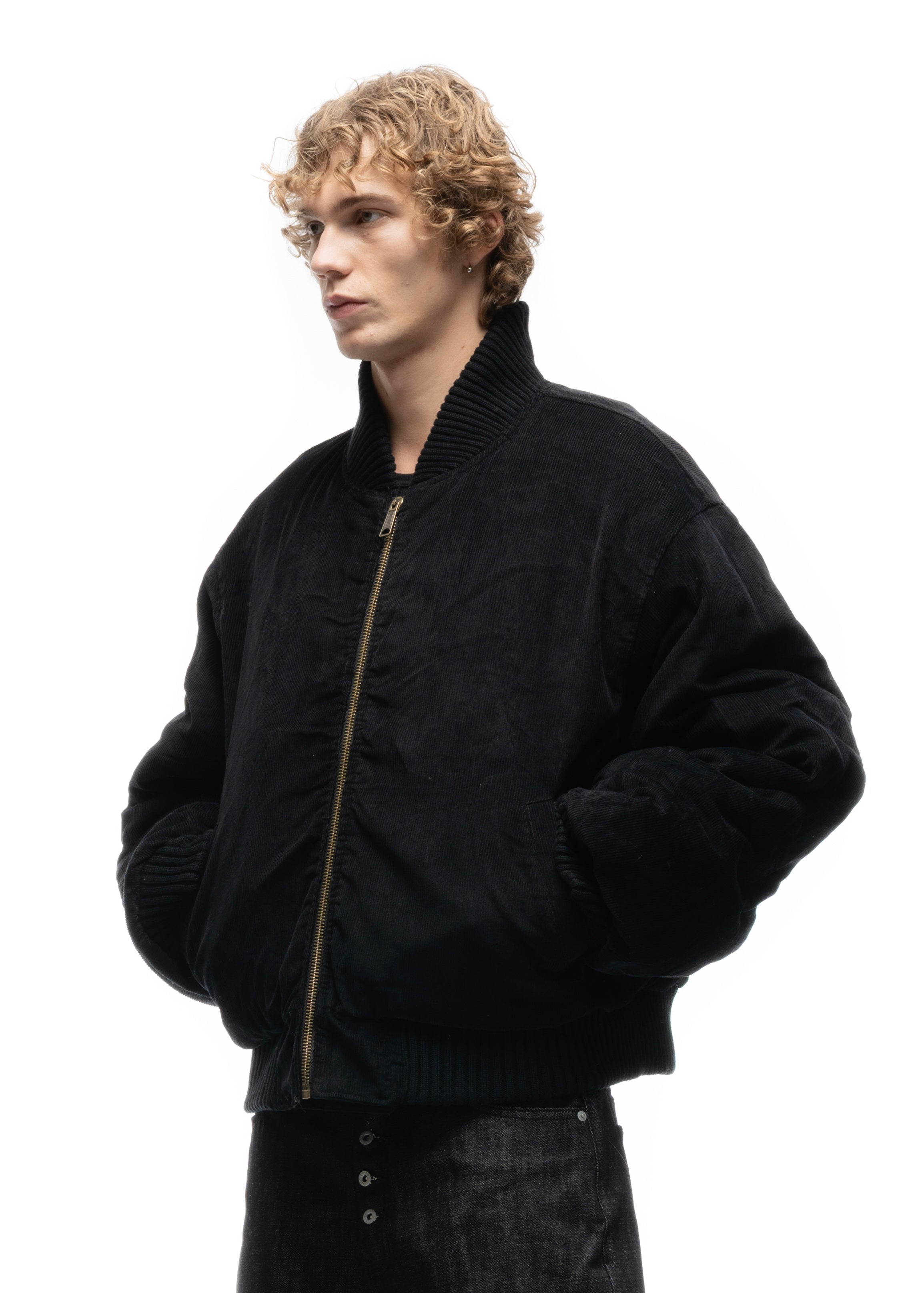 REVERSIBLE BASIC ONYX BOMBER JACKET BLACK – NO/FAITH STUDIOS