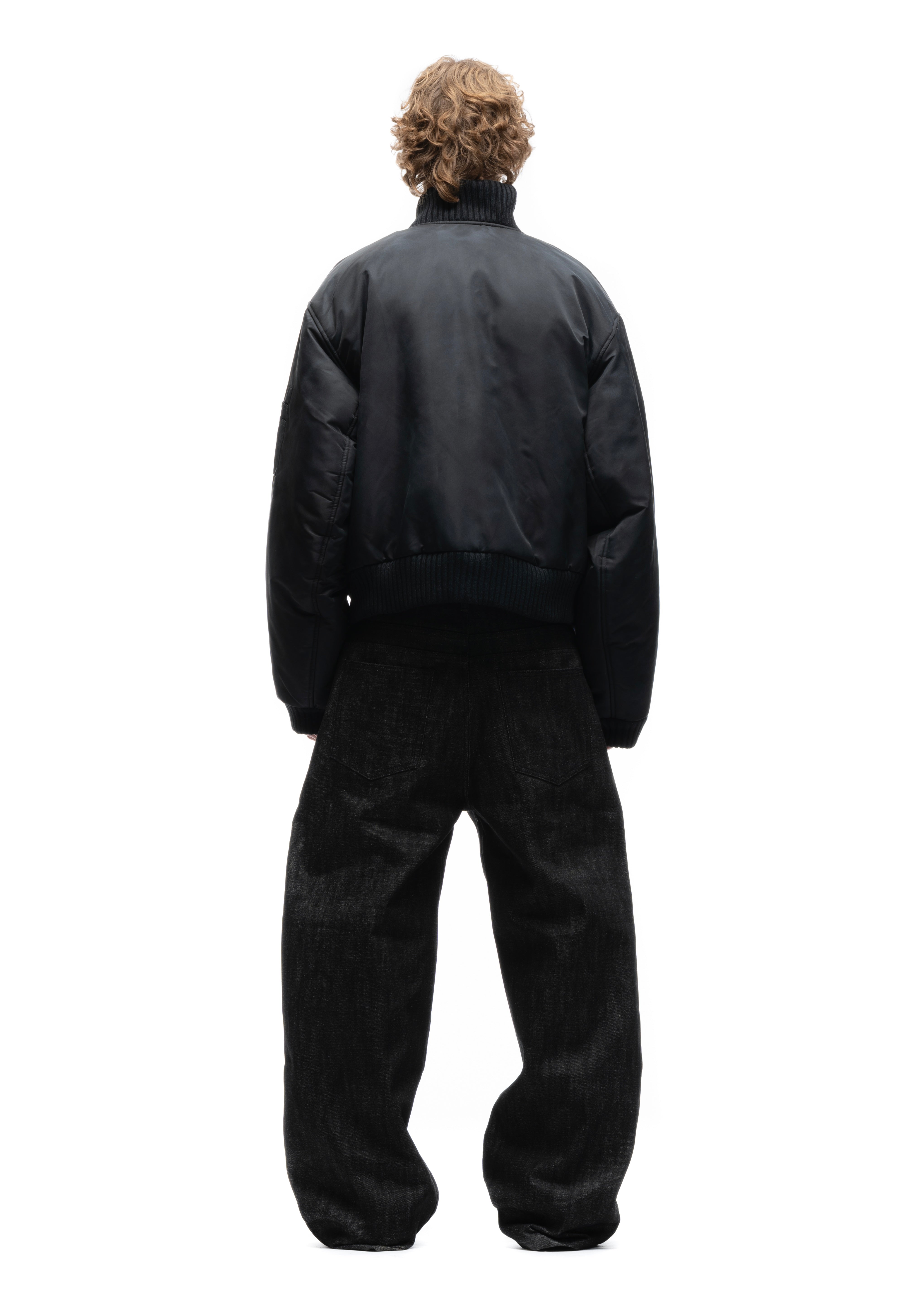 REVERSIBLE BASIC ONYX BOMBER JACKET BLACK – NO/FAITH STUDIOS