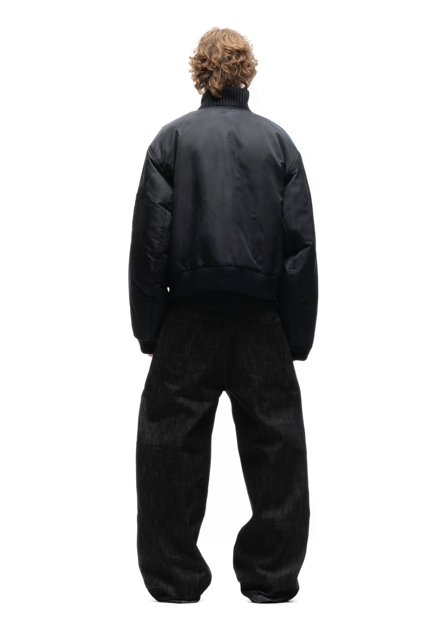 REVERSIBLE BASIC ONYX BOMBER JACKET BLACK