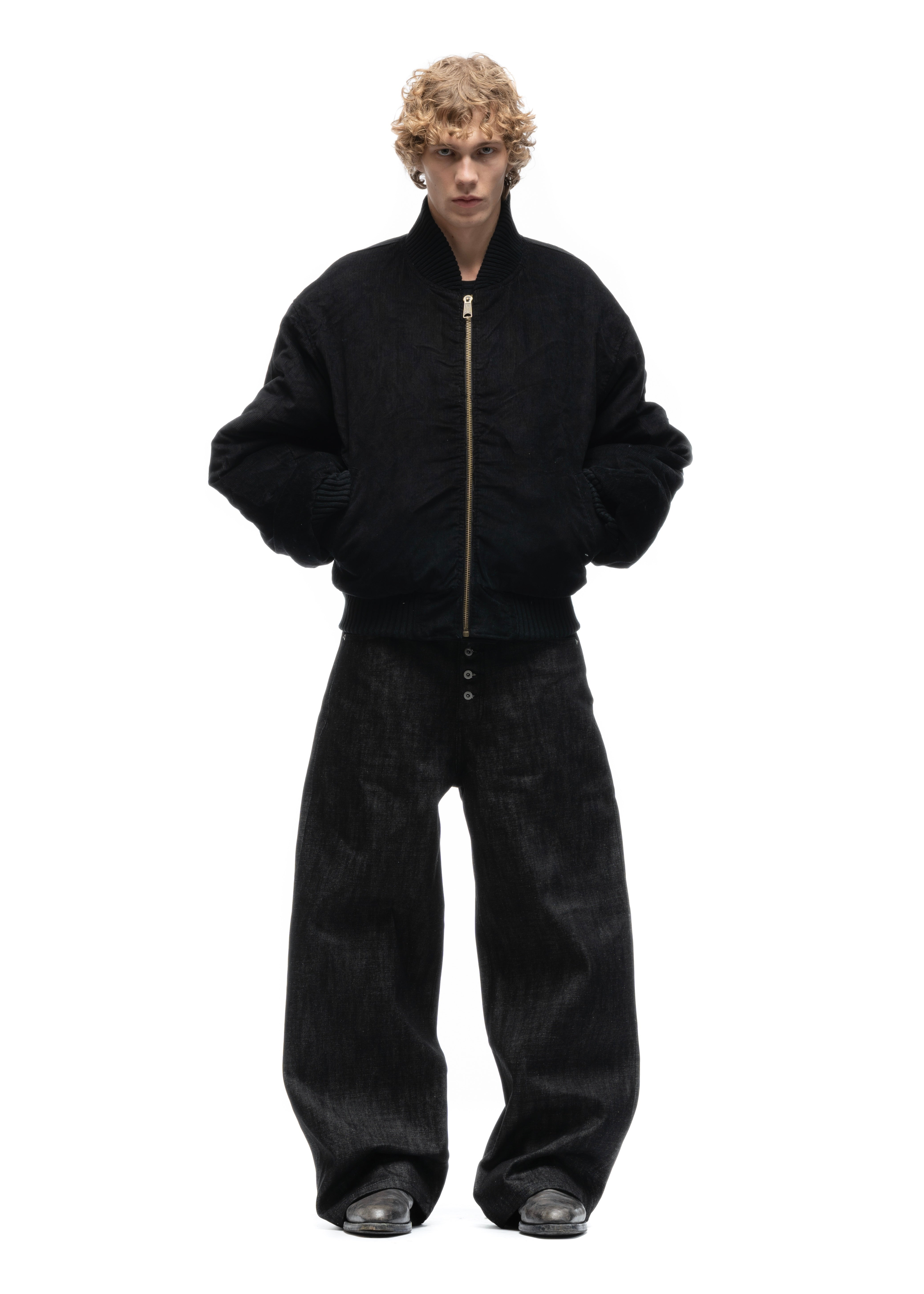 REVERSIBLE BASIC ONYX BOMBER JACKET BLACK – NO/FAITH STUDIOS