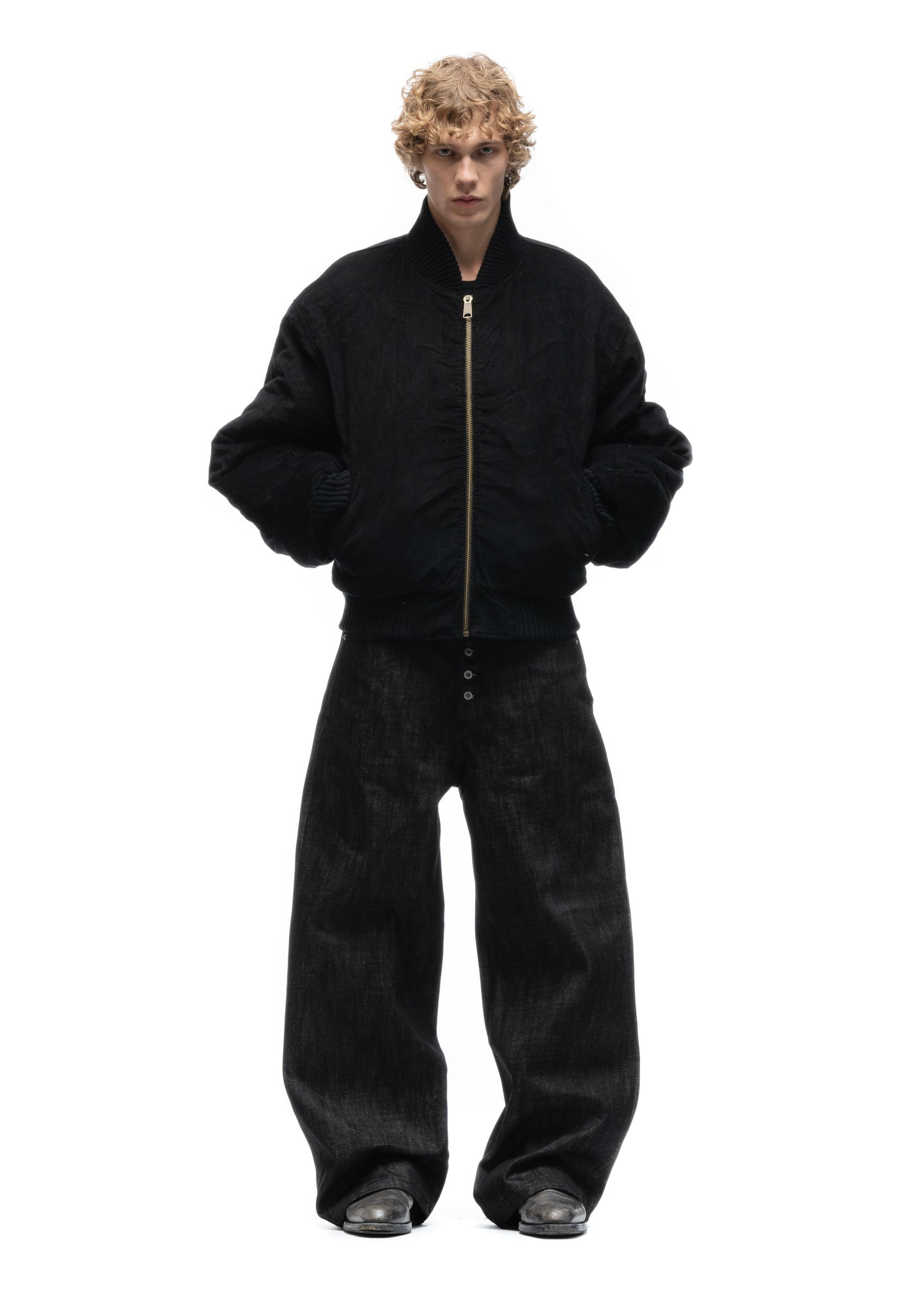 REVERSIBLE BASIC ONYX BOMBER JACKET BLACK