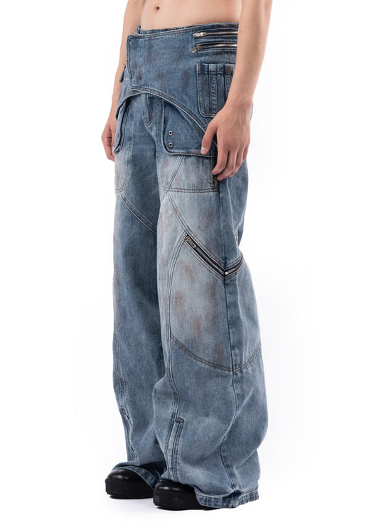 BASIC FLARED USED DENIM – NO/FAITH STUDIOS