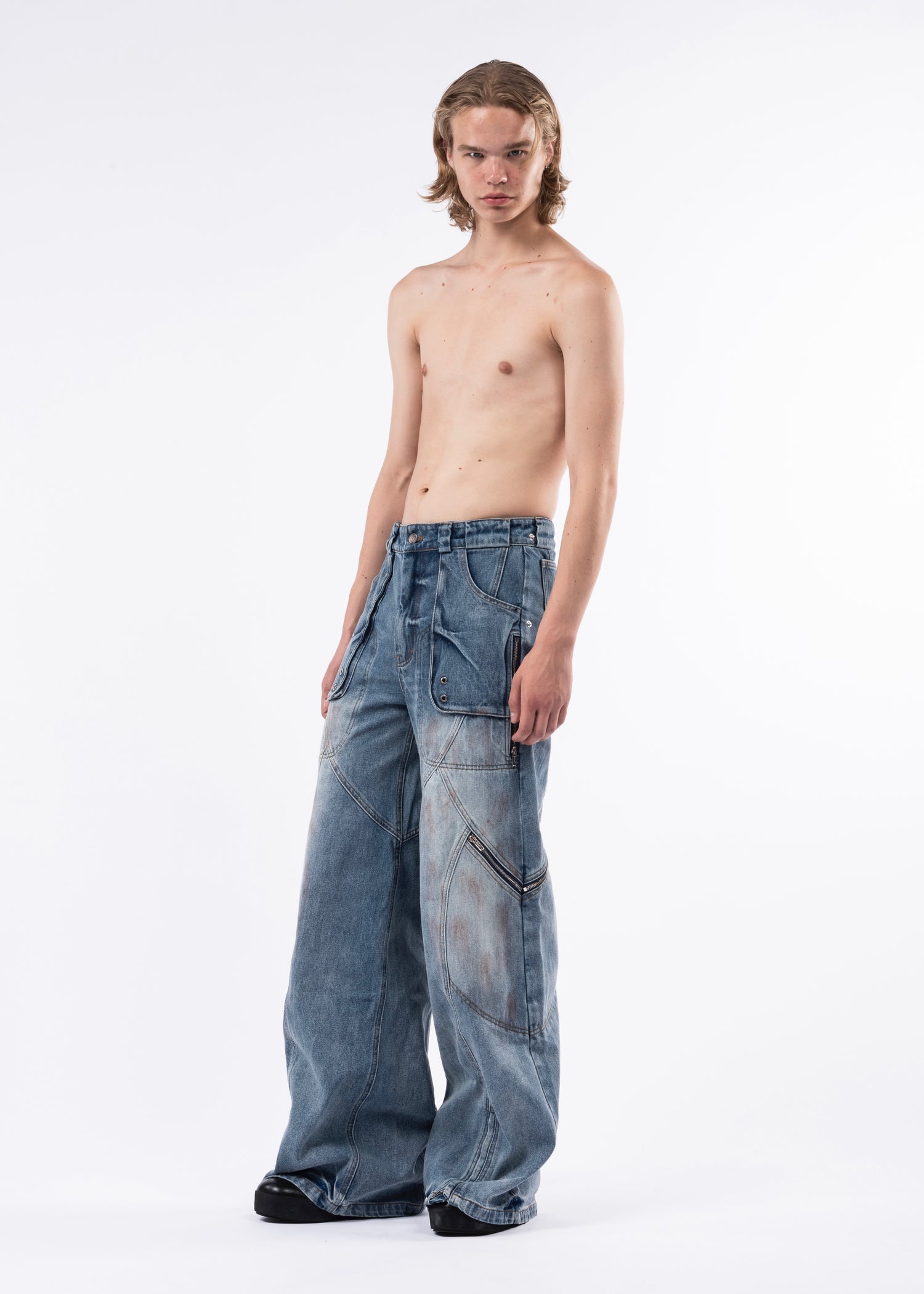 REMOVABLE HEAVY FLAP DENIM – NO/FAITH STUDIOS