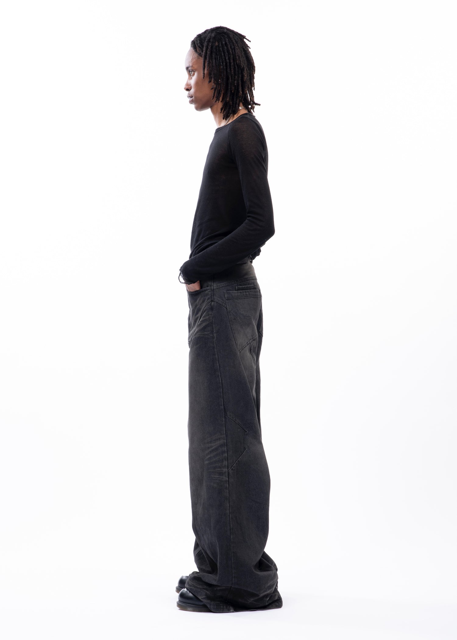 最短翌日発送可 NO/FAITH STUDIOS FADED DUNE BAGGY DENIM - パンツ