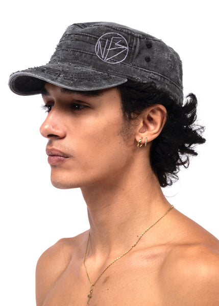 （完売品）nofaithstudios NO/FAITH used cap USED BLACK BUTTON LOGO CAP – NO/FAITH STUDIOS