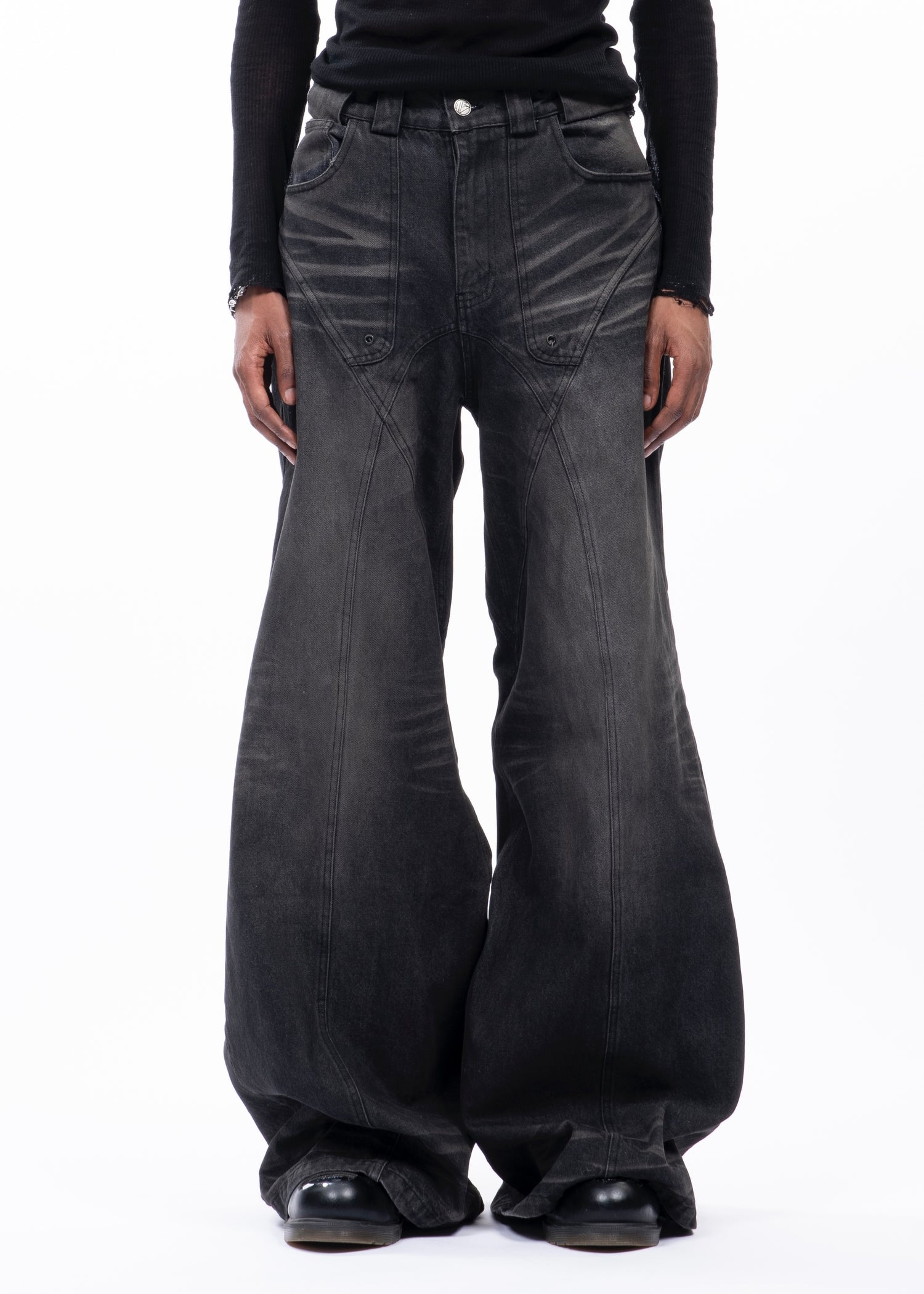 SUN FADED DUNE BAGGY DENIM – NO/FAITH STUDIOS