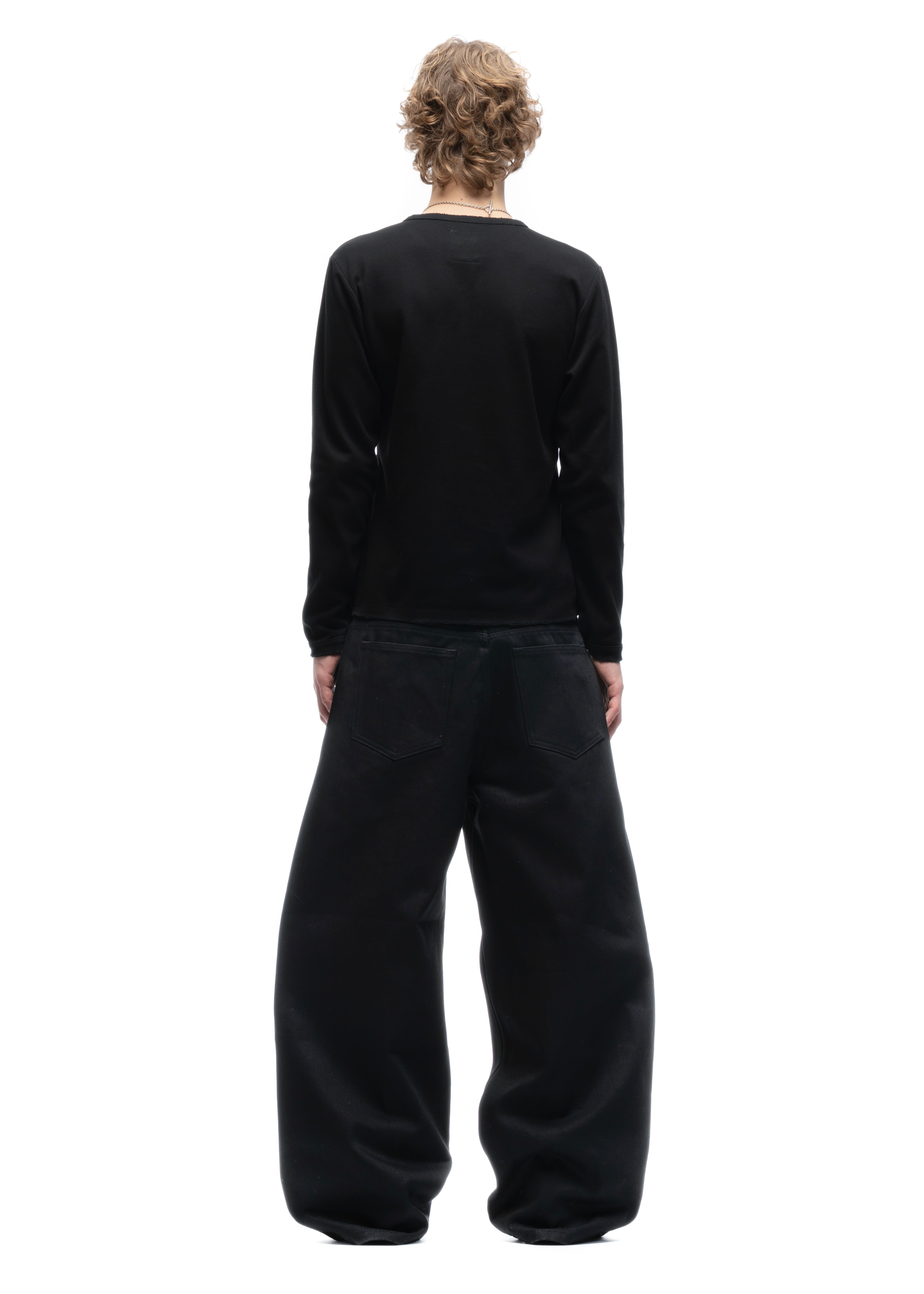 JAPANESE LOOSE FIT 【NO/FAITH STUDIOS】 NO/FAITH STUDIOS SS25 RAW DENIM JAPANESE ULTRA LOOSE FIT / BLK