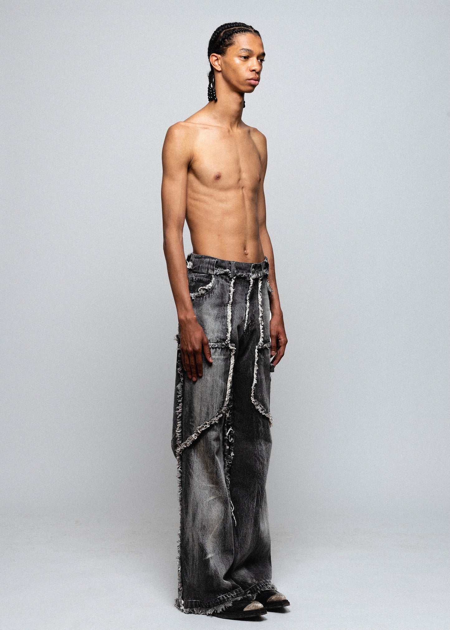 [希少] NO/FAITH STUDIOS FLARED DENIM 003