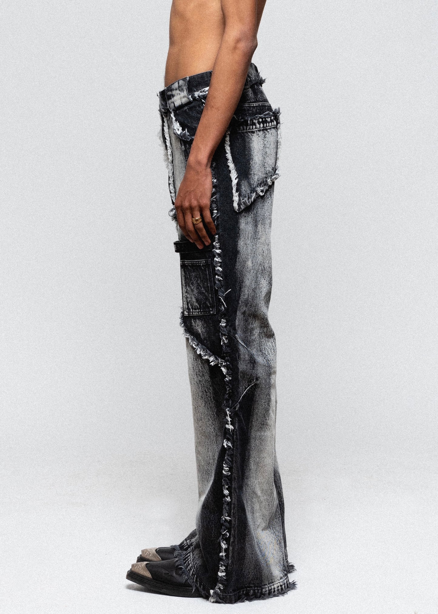 CYVIST FLARED DENIM     no/faith studios