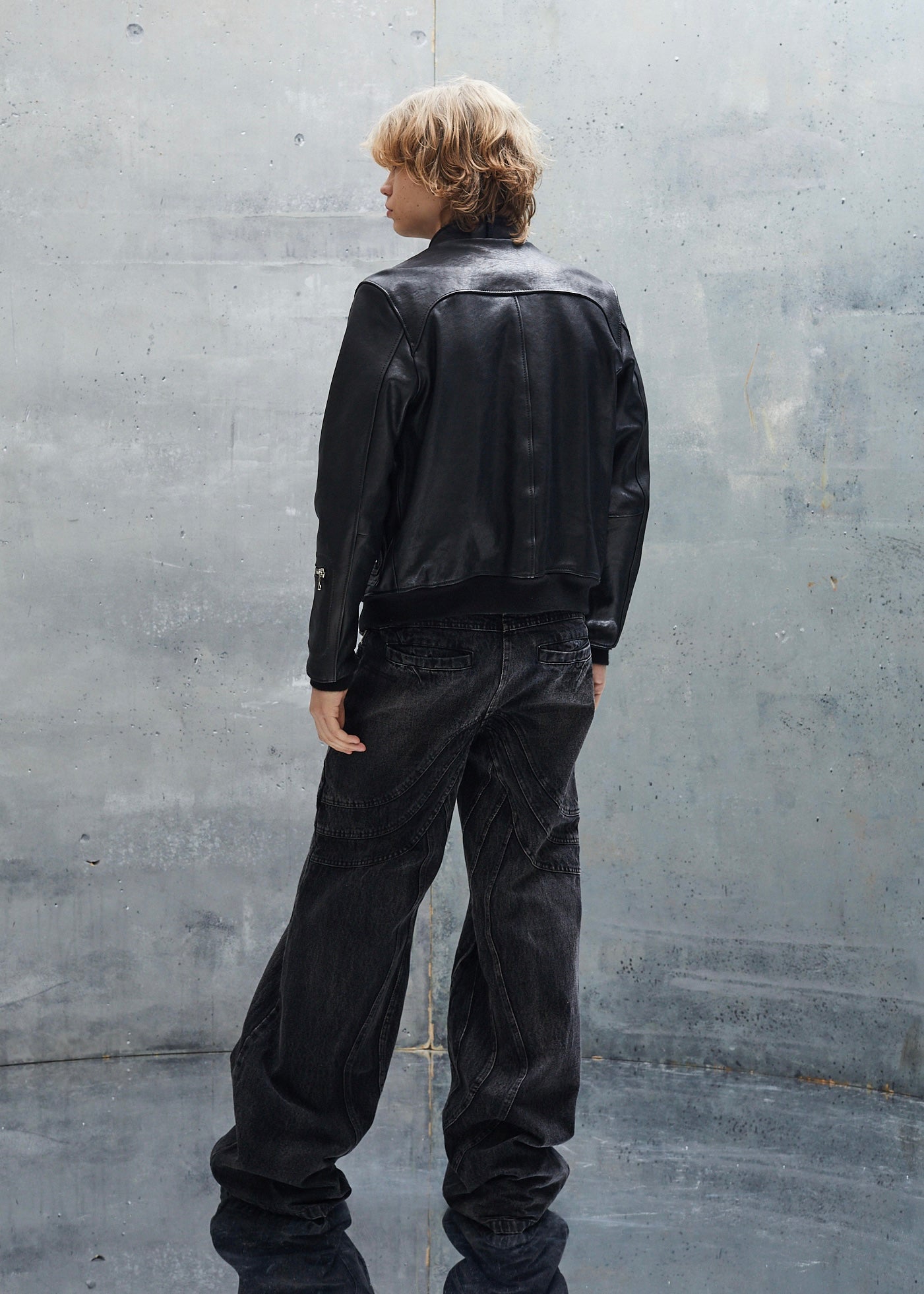 HEAVY WAVE DENIM USED BLACK – NO/FAITH STUDIOS