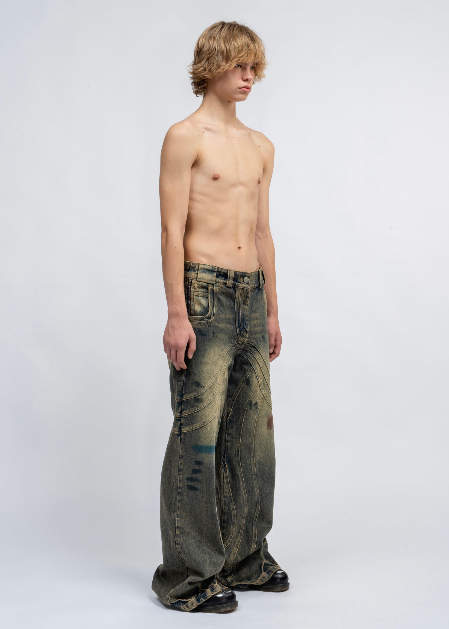 NO/FAITH STUDIOS WAVE VINTAGE DENIMSサイズ